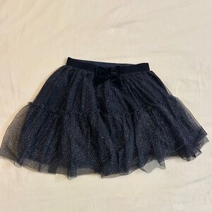 H&M girls tulle sparkly skirt size 6-8